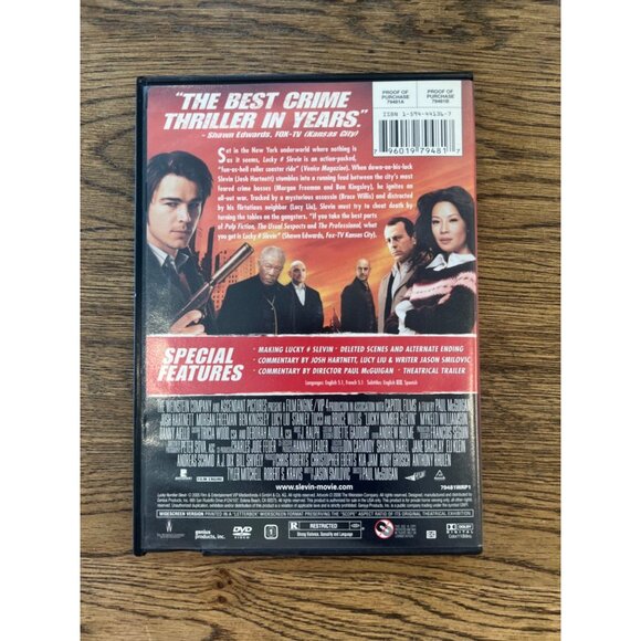 Lucky Number Slevin DVD Widescreen Edition 2005 Crime Thriller Movie Pre-Owned - Picture 5 of 5